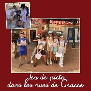 Jeu de piste dans la ville de Grasse