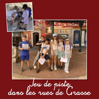 Jeu de piste dans la ville de Grasse