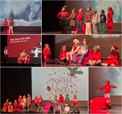 Spectacle de Noël de l’atelier théâtre des CM1