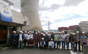 Les INGENIEURS 1&deg; ann&eacute;e en visite &agrave; la centrale nucl&eacute;aire de CRUAS