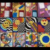 L’art dans les couloirs de l’école