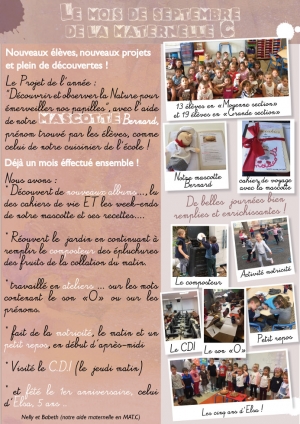 ACTIVIT&Eacute;S en MATERNELLE C