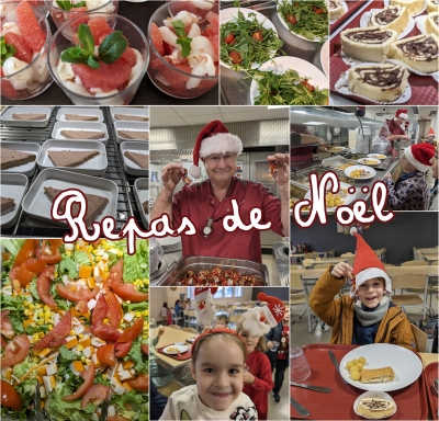 Repas de Noël à l’école